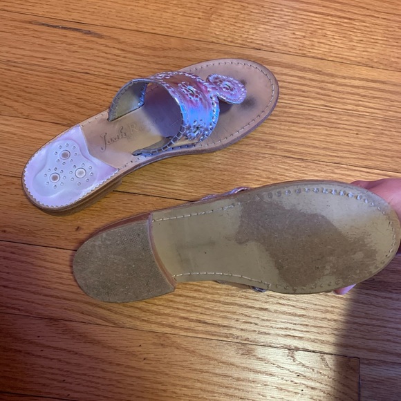 Jack Rogers - silver size 7 women’s sandal - Picture 4 of 7